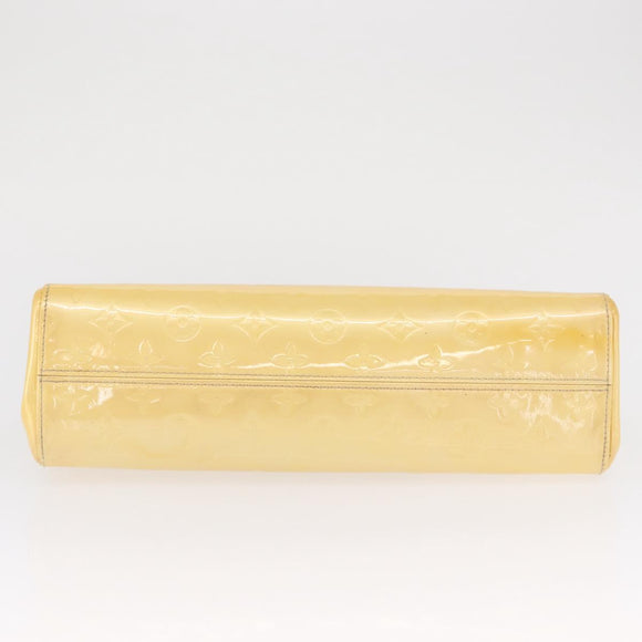 LOUIS VUITTON Monogram Vernis Roxbury Drive Handtasche Perle M91374 Auth ka1409