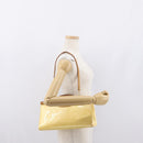 LOUIS VUITTON Monogram Vernis Roxbury Drive Handtasche Perle M91374 Auth ka1409-26