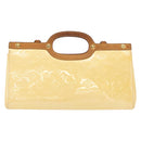 LOUIS VUITTON Monogram Vernis Roxbury Drive Handtasche Perle M91374 Auth ka1409-2
