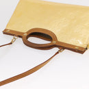 LOUIS VUITTON Monogram Vernis Roxbury Drive Handtasche Perle M91374 Auth ka1409-7