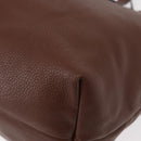 GUCCI Tote Bag Leather Brown Gold 354665 Auth ka141-14