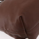 GUCCI Tote Bag Leather Brown Gold 354665 Auth ka141-15