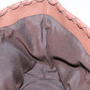 GUCCI Tote Bag Leather Brown Gold 354665 Auth ka141-18