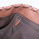 GUCCI Tote Bag Leather Brown Gold 354665 Auth ka141-20