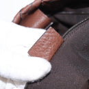 GUCCI Tote Bag Leather Brown Gold 354665 Auth ka141-12