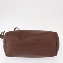 GUCCI Tote Bag Leather Brown Gold 354665 Auth ka141-5