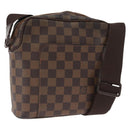 LOUIS VUITTON Damier Ebene Olaf PM Shoulder Bag N41442 LV Auth ka1412-1