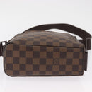 LOUIS VUITTON Damier Ebene Olaf PM Shoulder Bag N41442 LV Auth ka1412-10