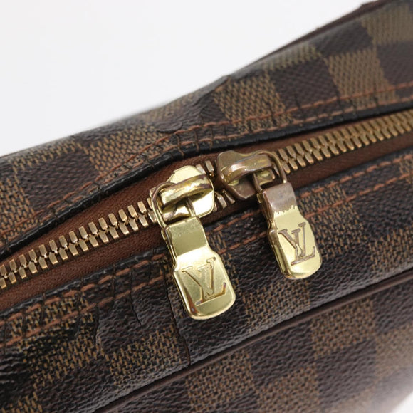 LOUIS VUITTON Damier Ebene Olaf PM Shoulder Bag N41442 LV Auth ka1412