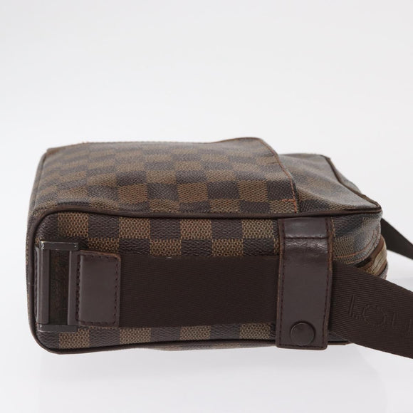 LOUIS VUITTON Damier Ebene Olaf PM Shoulder Bag N41442 LV Auth ka1412