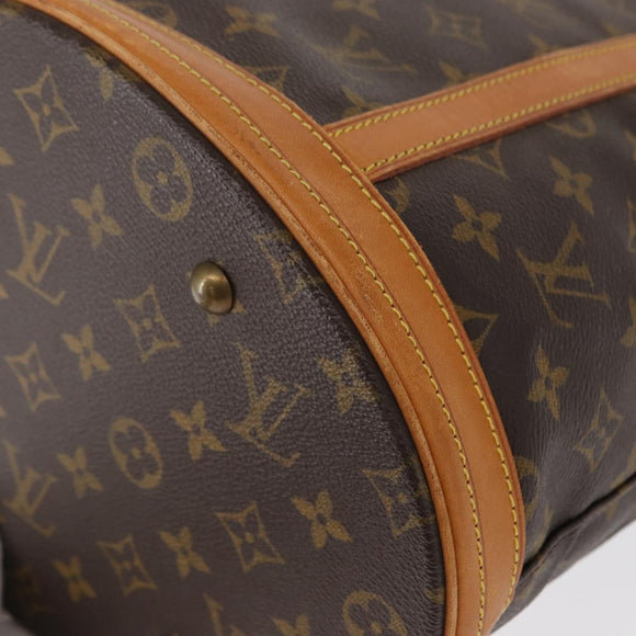 LOUIS VUITTON Monogram Bucket GM Shoulder Bag M42236 LV Auth ka1413
