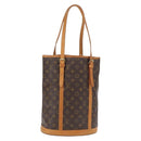LOUIS VUITTON Monogram Bucket GM Shoulder Bag M42236 LV Auth ka1413-1