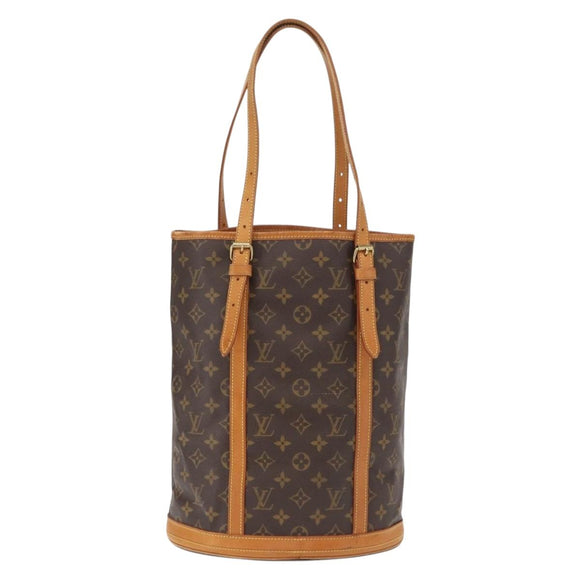 LOUIS VUITTON Monogram Bucket GM Shoulder Bag M42236 LV Auth ka1413