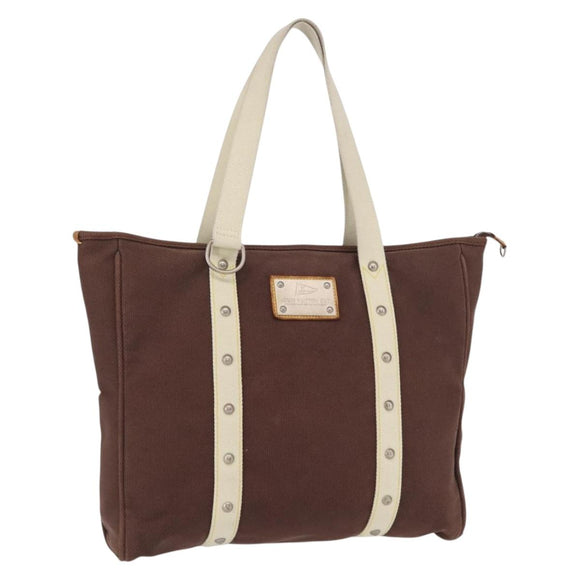 LOUIS VUITTON Antigua Cabas GM Tote Bag Brown M80662 LV Auth ka1415