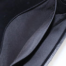 CHANEL Chain Boy Chanel V Stitch Bag Leather Black Silver CC Auth ka1417SAM-20