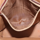 CELINE Macadam Canvas Tote Bag PVC Leather Brown Gold Auth ka1426-11