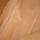 PRADA Tote Bag Leather Gold Tone Auth ka143-10