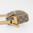 GUCCI GG Supreme Shoulder Bag PVC Beige Gold 201447 Auth ka1430-4
