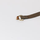GUCCI GG Supreme Web Sherry Line Shoulder Bag PVC Beige Gold Red Auth ka1433-10
