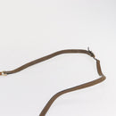 GUCCI GG Supreme Web Sherry Line Shoulder Bag PVC Beige Gold Red Auth ka1433-9