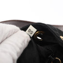 PRADA Shoulder Bag Nylon Leather Black Gold Auth ka1434-12