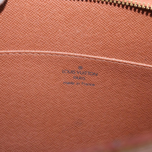 LOUIS VUITTON Epi Pochette Homme Bag Brown Zipangu Gold M52528 LV Auth ka1437