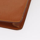 LOUIS VUITTON Epi Pochette Homme Bag Brown Zipangu Gold M52528 LV Auth ka1437-7