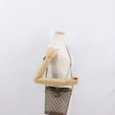 GUCCI GG Supreme Shoulder Bag PVC Beige Gold Auth ka1439-21