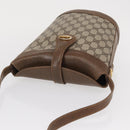 GUCCI GG Supreme Shoulder Bag PVC Beige Gold Auth ka1439-6