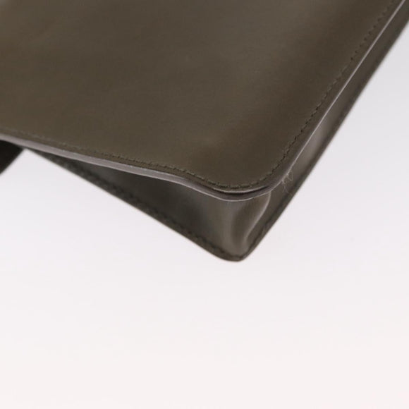 BOTTEGA VENETA INTRECCIATO Clutch Bag Leather Beige Auth ka1441