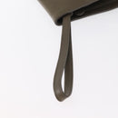 BOTTEGA VENETA INTRECCIATO Clutch Bag Leather Beige Auth ka1441-7