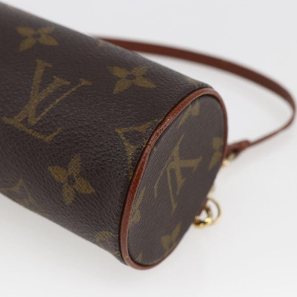 LOUIS VUITTON Monogram Papillon Pouch LV Auth ka1442
