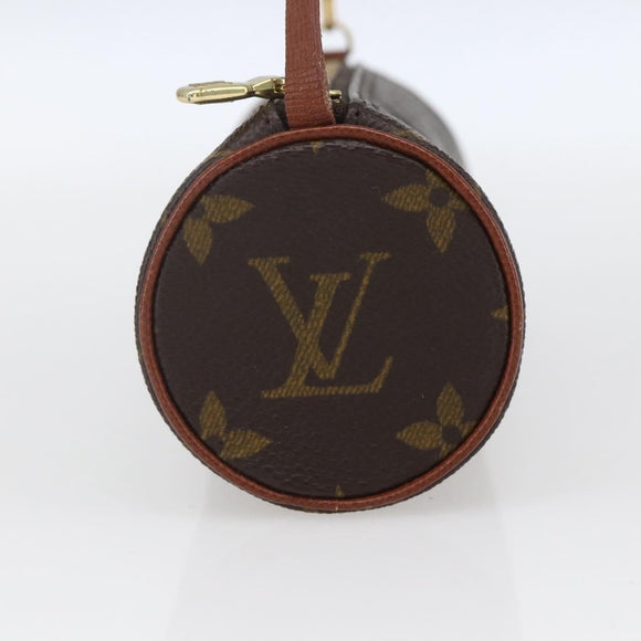 LOUIS VUITTON Monogram Papillon Pouch LV Auth ka1442