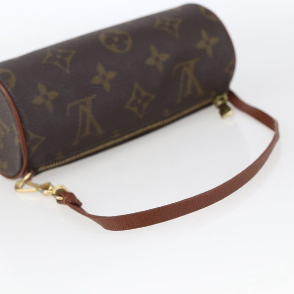 LOUIS VUITTON Monogram Papillon Pouch LV Auth ka1442