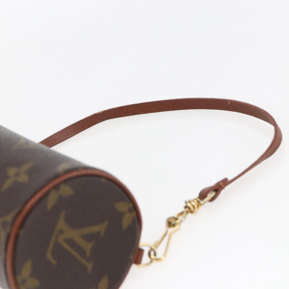LOUIS VUITTON Monogram Papillon Pouch LV Auth ka1442