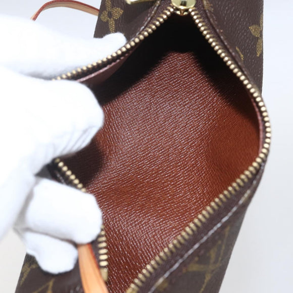 LOUIS VUITTON Monogram Papillon Pouch LV Auth ka1443