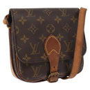 LOUIS VUITTON Monogram Cartouchiere PM Shoulder Bag M51254 LV Auth ka1444-1