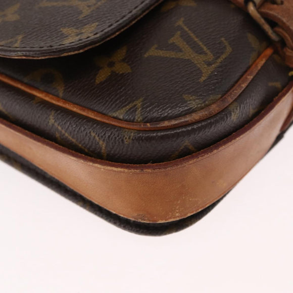 LOUIS VUITTON Monogram Cartouchiere PM Shoulder Bag M51254 LV Auth ka1444