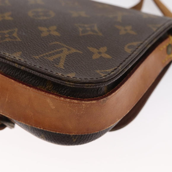 LOUIS VUITTON Monogram Cartouchiere PM Shoulder Bag M51254 LV Auth ka1444