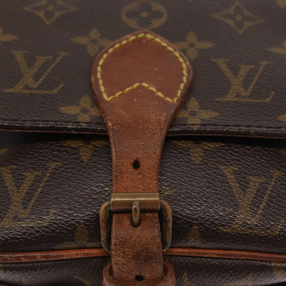 LOUIS VUITTON Monogram Cartouchiere PM Shoulder Bag M51254 LV Auth ka1444