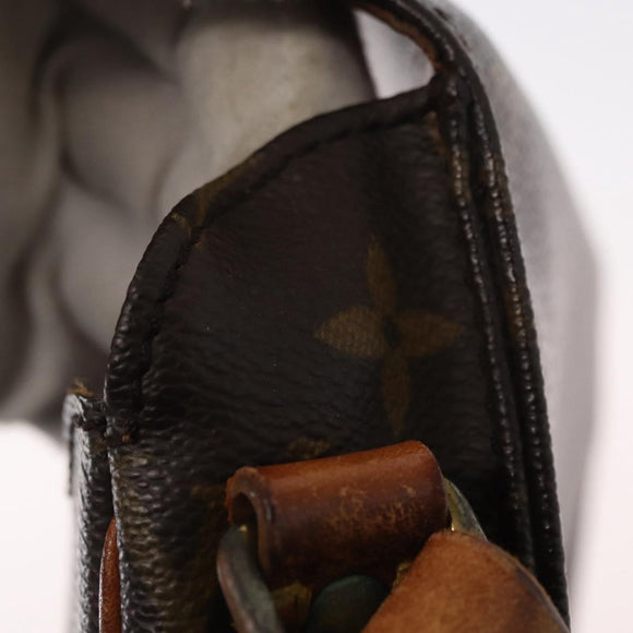 LOUIS VUITTON Monogram Cartouchiere PM Shoulder Bag M51254 LV Auth ka1444