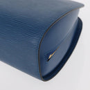 LOUIS VUITTON Epi Dauphine GM Pouch Blue M48435 LV Auth ka145-16