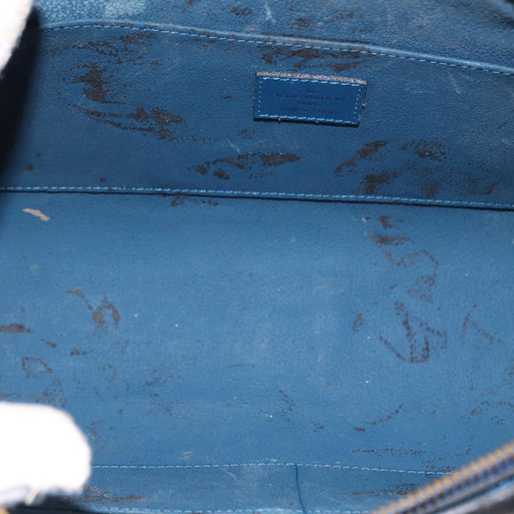 LOUIS VUITTON Epi Dauphine GM Pouch Blue M48435 LV Auth ka145