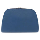LOUIS VUITTON Epi Dauphine GM Pouch Blue M48435 LV Auth ka145-2