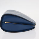 LOUIS VUITTON Epi Dauphine GM Pouch Blue M48435 LV Auth ka145-3