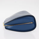 LOUIS VUITTON Epi Dauphine GM Pouch Blue M48435 LV Auth ka145-4