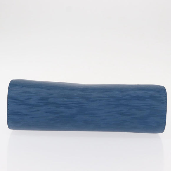 LOUIS VUITTON Epi Dauphine GM Pouch Blue M48435 LV Auth ka145