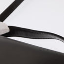 Christian Dior Hand Bag Leather 2way Black Gold Auth ka1452-8
