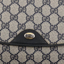 GUCCI GG Supreme Shoulder Bag PVC Navy Gold 116 02 067 Auth ka1454-14