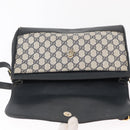 GUCCI GG Supreme Shoulder Bag PVC Navy Gold 116 02 067 Auth ka1454-15